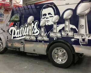 Patriots Truck Wrap