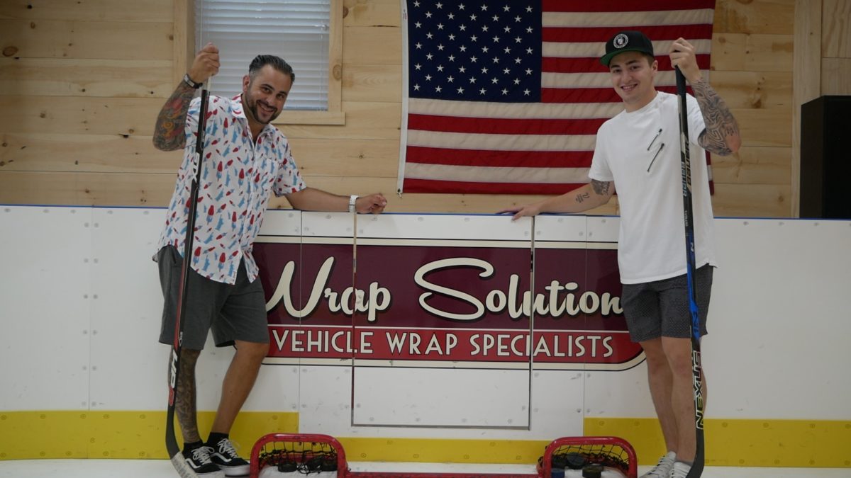 Frank Vatrano gets a Custom Matte Black Car Wrap at Wrap Solutions