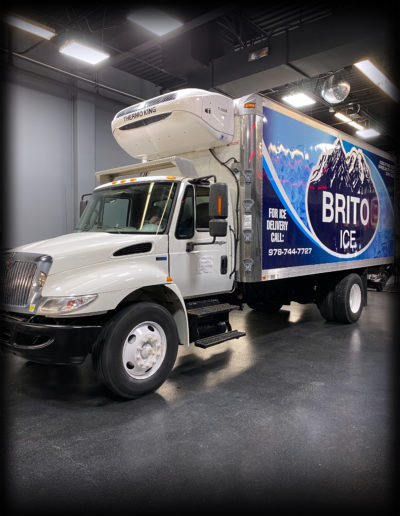 Brito Ice Truck Wraps North Shore