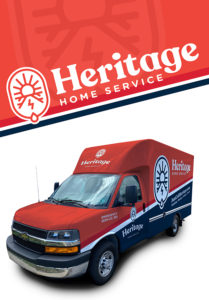 Heritage Home Service Truck Wraps North Shore