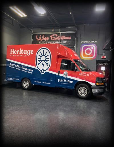 HeritageNewBox Truck Wraps Boston