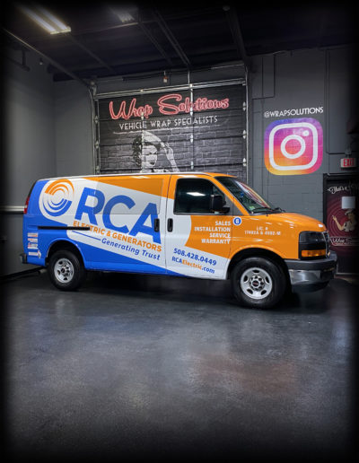 RCA Vehicle Customization Wrap Boston