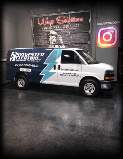 Sylvester Electric Van Wraps Boston