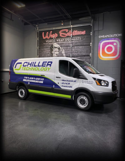 Chiller Technology Van Wraps Boston