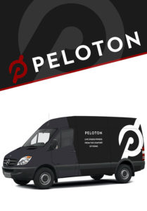 Peloton Van Wraps Boston